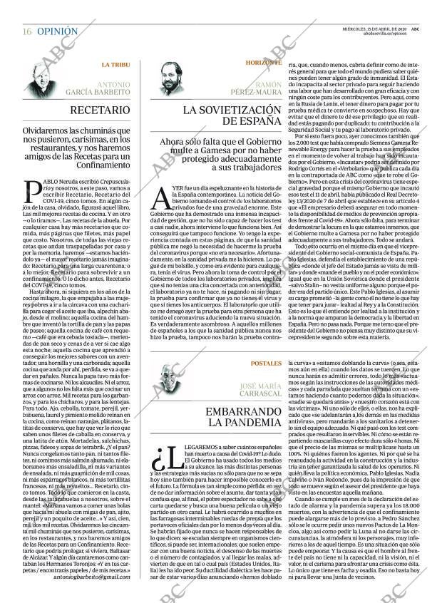 ABC SEVILLA 15-04-2020 página 16