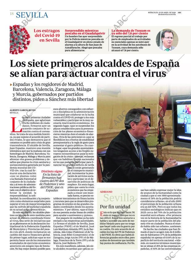 ABC SEVILLA 15-04-2020 página 18