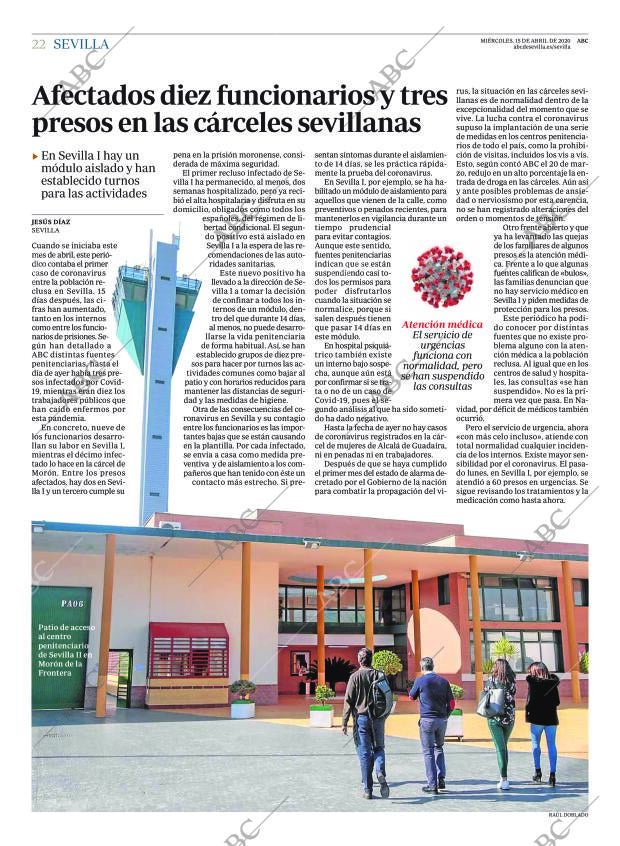 ABC SEVILLA 15-04-2020 página 22