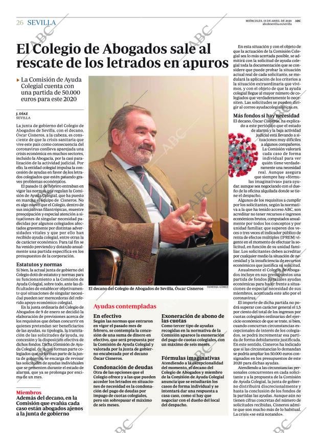 ABC SEVILLA 15-04-2020 página 26