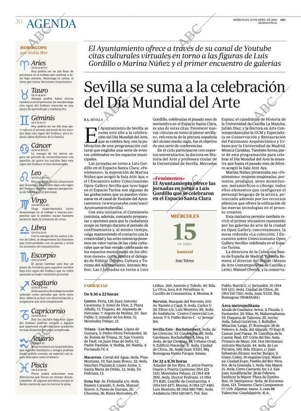 ABC SEVILLA 15-04-2020 página 30