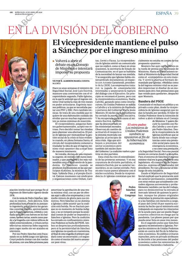 ABC SEVILLA 15-04-2020 página 39