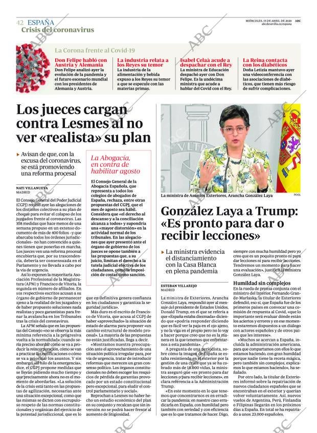 ABC SEVILLA 15-04-2020 página 42