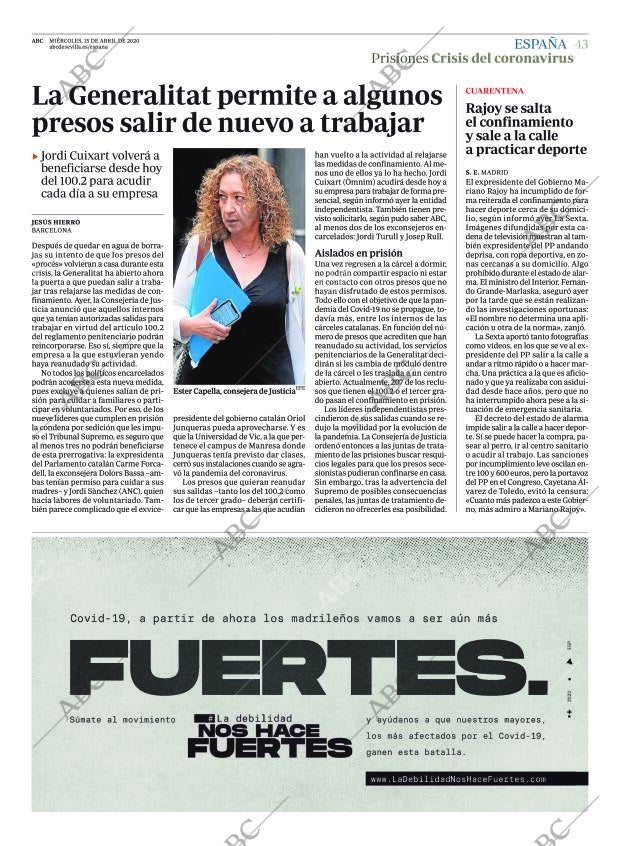 ABC SEVILLA 15-04-2020 página 43
