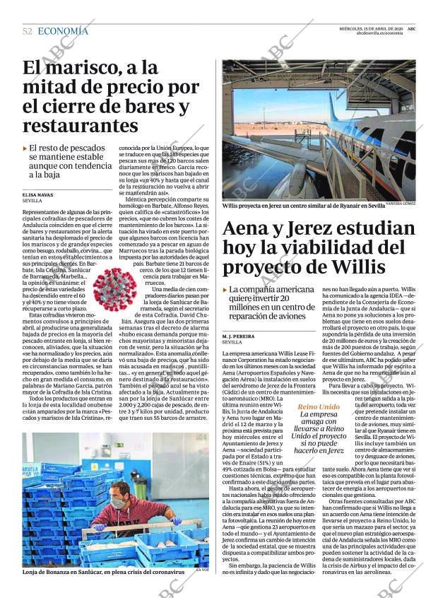 ABC SEVILLA 15-04-2020 página 52