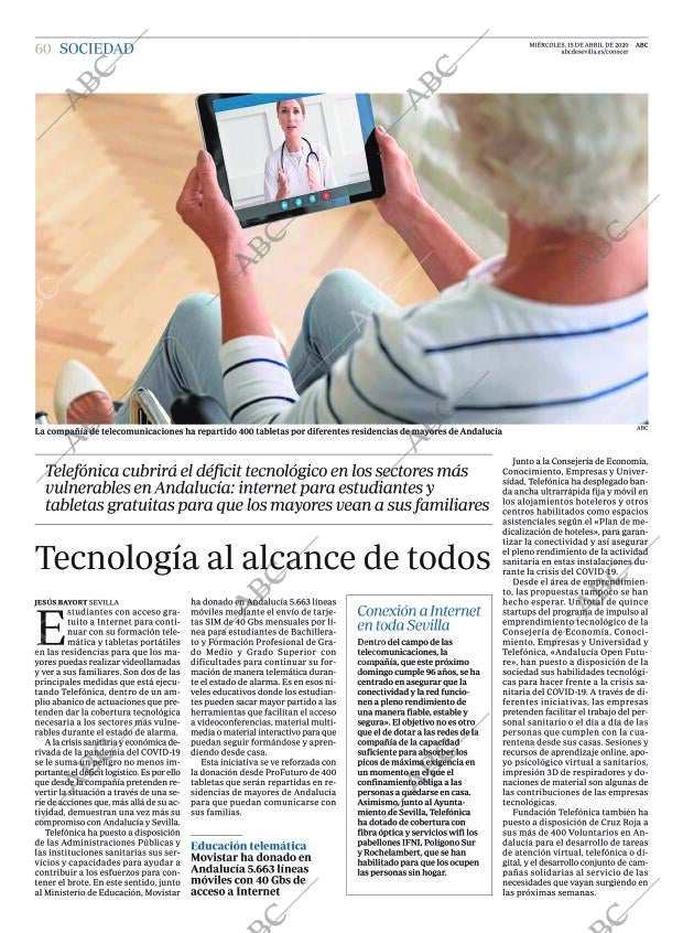 ABC SEVILLA 15-04-2020 página 60