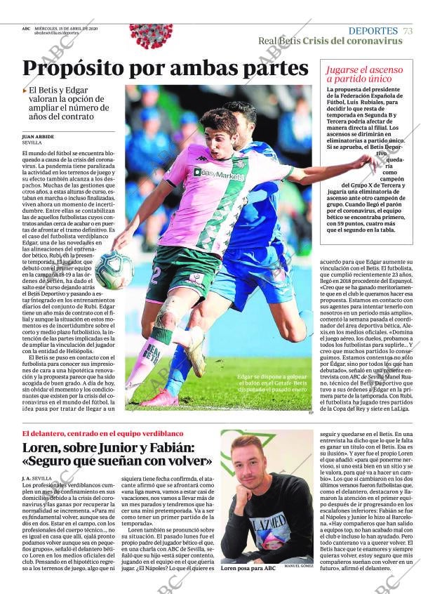 ABC SEVILLA 15-04-2020 página 73
