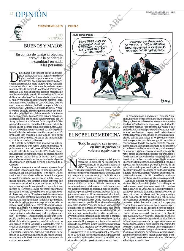 ABC SEVILLA 16-04-2020 página 12