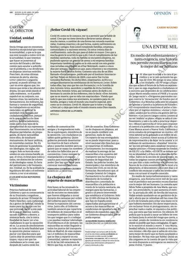 ABC SEVILLA 16-04-2020 página 15