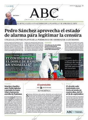 ABC SEVILLA 16-04-2020 página 2