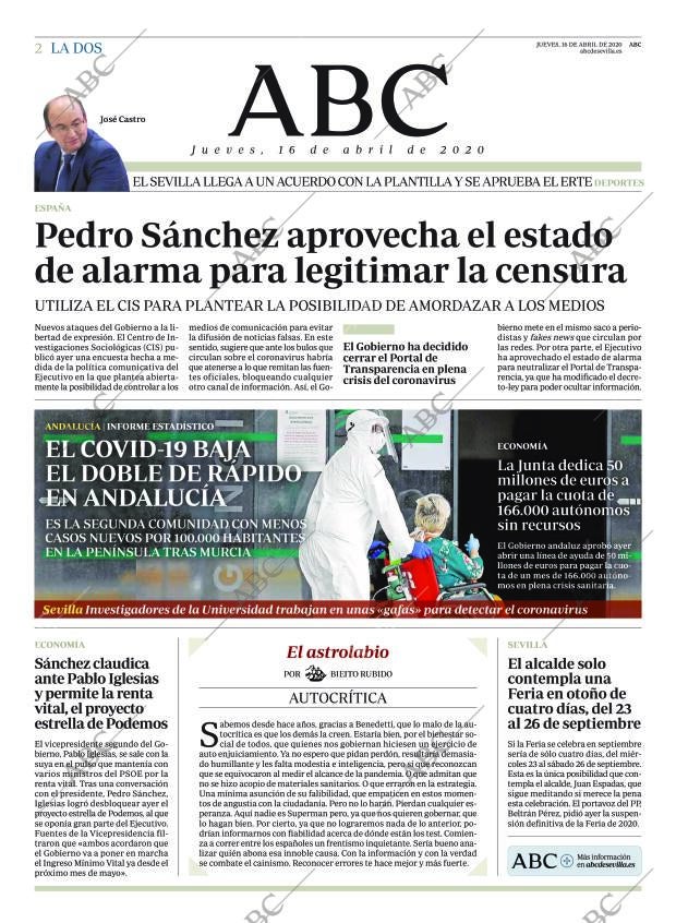 ABC SEVILLA 16-04-2020 página 2