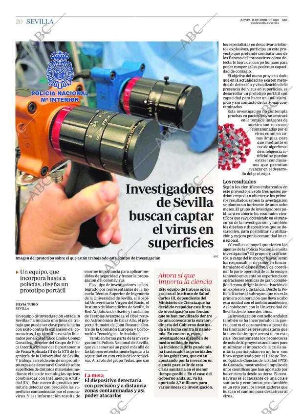 ABC SEVILLA 16-04-2020 página 20