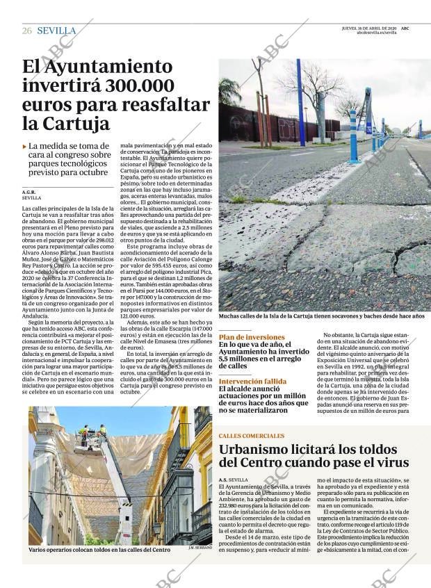 ABC SEVILLA 16-04-2020 página 26