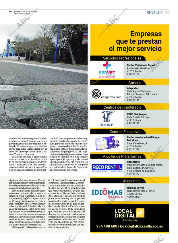 ABC SEVILLA 16-04-2020 página 27