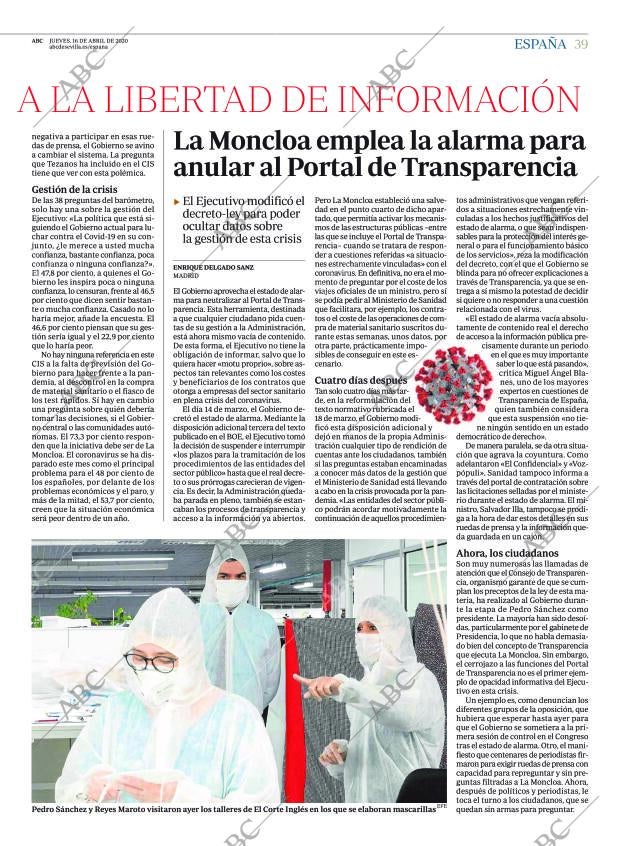 ABC SEVILLA 16-04-2020 página 39