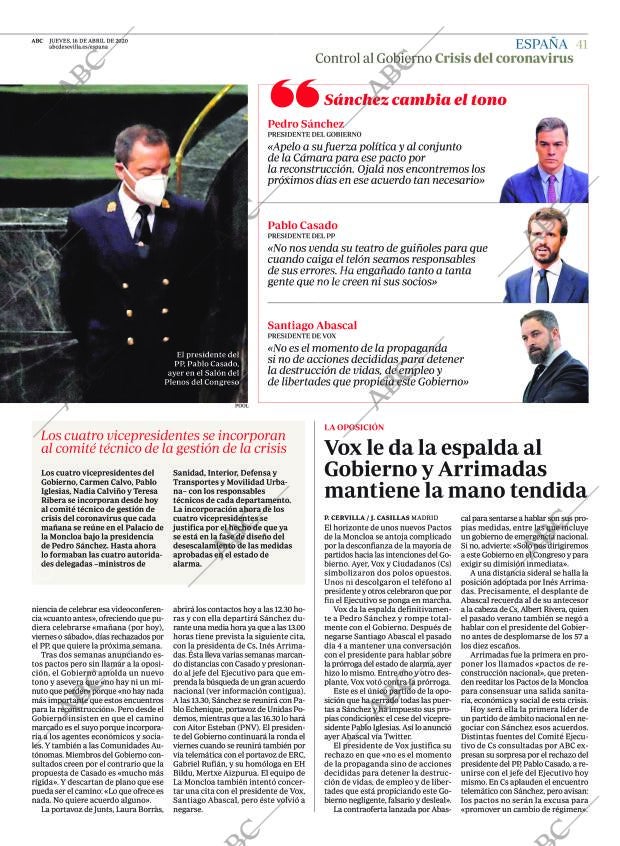 ABC SEVILLA 16-04-2020 página 41