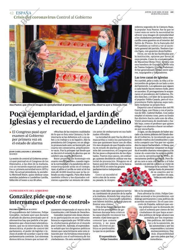 ABC SEVILLA 16-04-2020 página 42