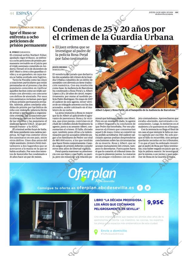 ABC SEVILLA 16-04-2020 página 44