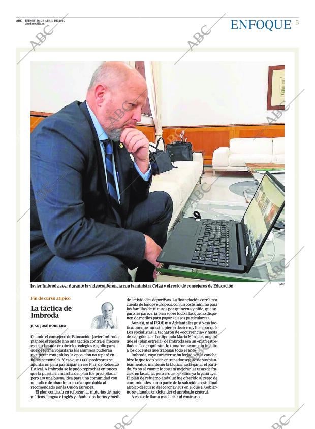 ABC SEVILLA 16-04-2020 página 5
