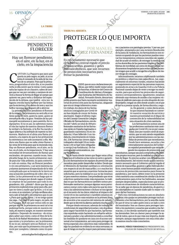 ABC SEVILLA 17-04-2020 página 16