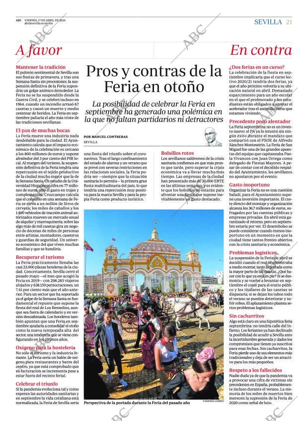 ABC SEVILLA 17-04-2020 página 21