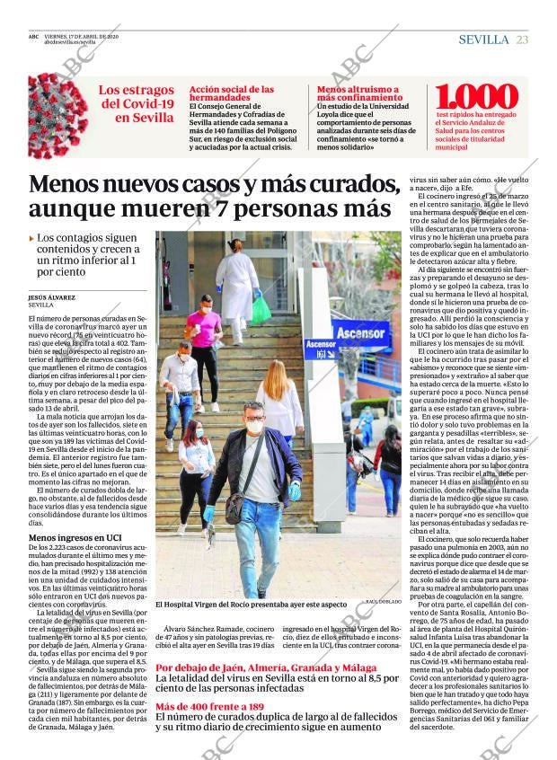ABC SEVILLA 17-04-2020 página 23