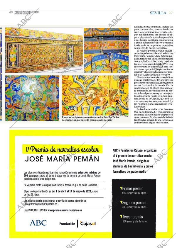 ABC SEVILLA 17-04-2020 página 27