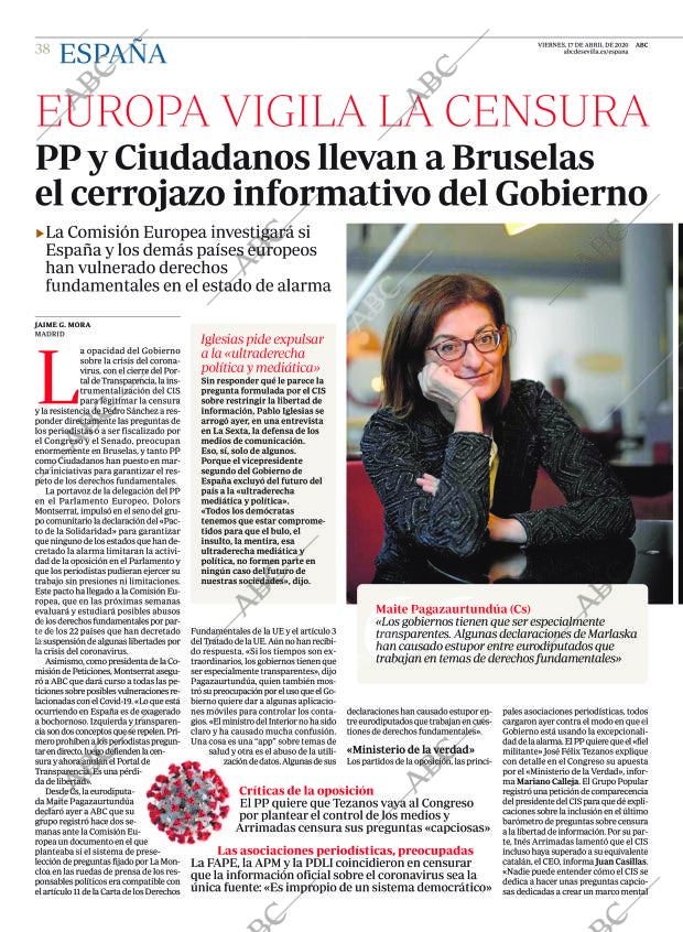 ABC SEVILLA 17-04-2020 página 38