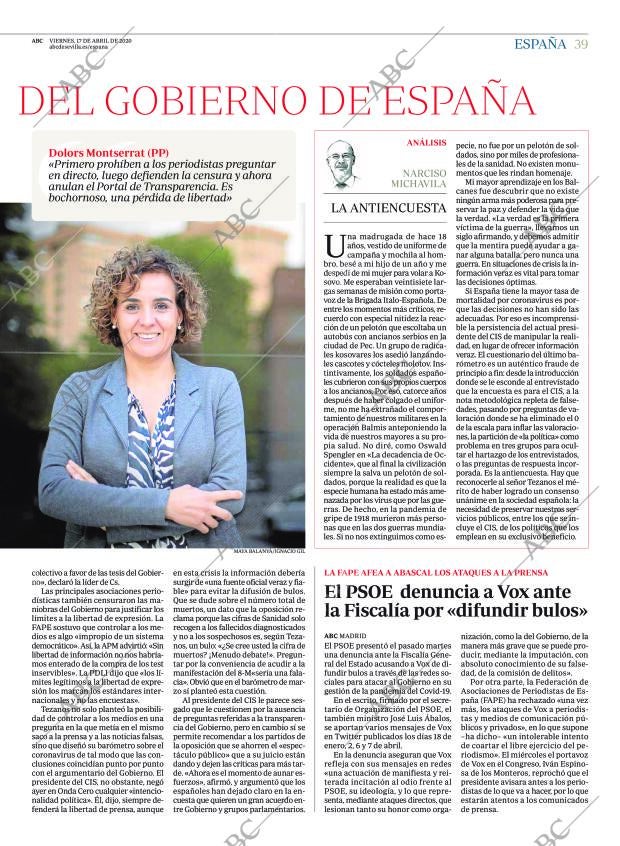 ABC SEVILLA 17-04-2020 página 39
