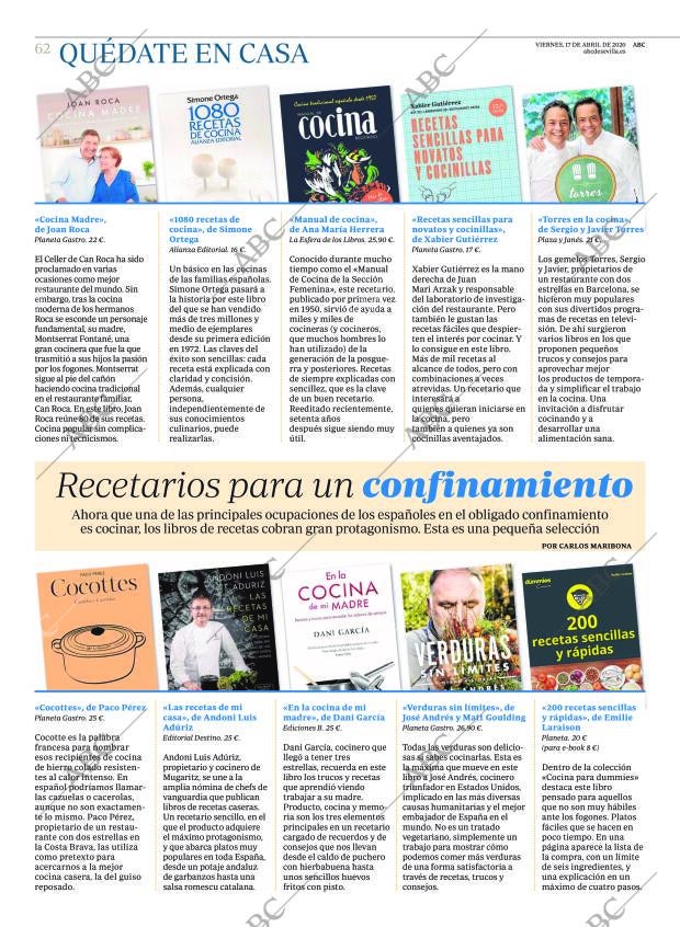 ABC SEVILLA 17-04-2020 página 62