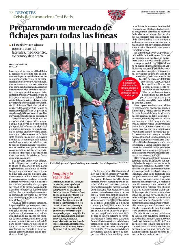ABC SEVILLA 17-04-2020 página 72