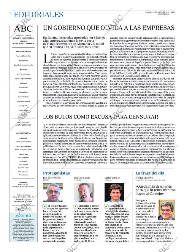 ABC CORDOBA 18-04-2020 página 4