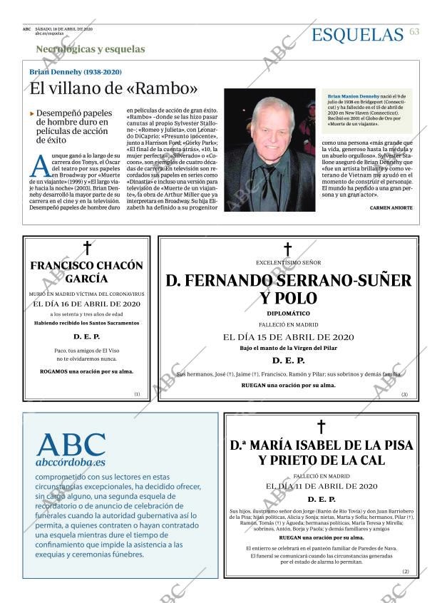 ABC CORDOBA 18-04-2020 página 63