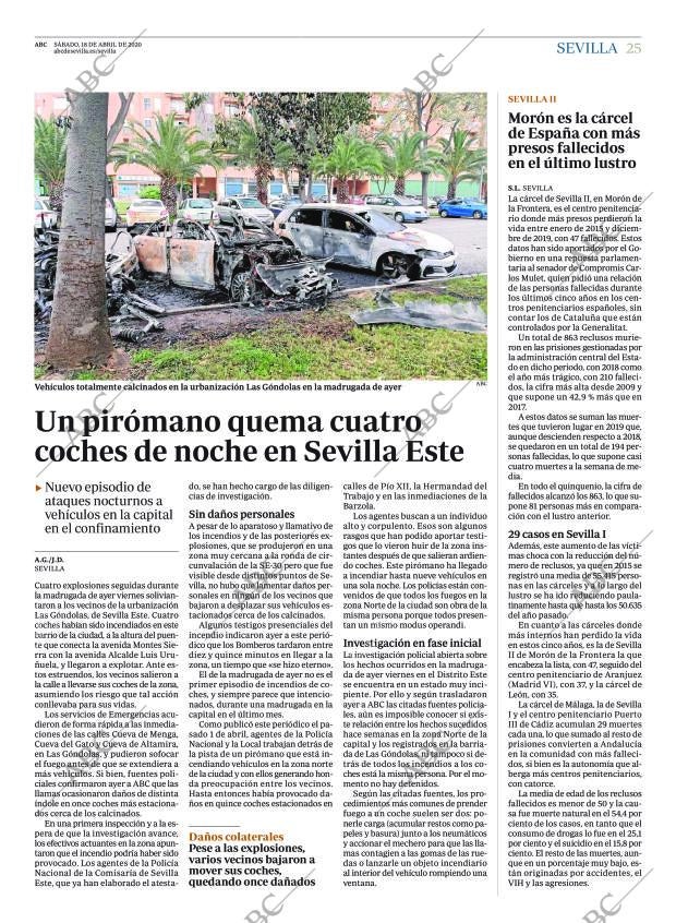 ABC SEVILLA 18-04-2020 página 25