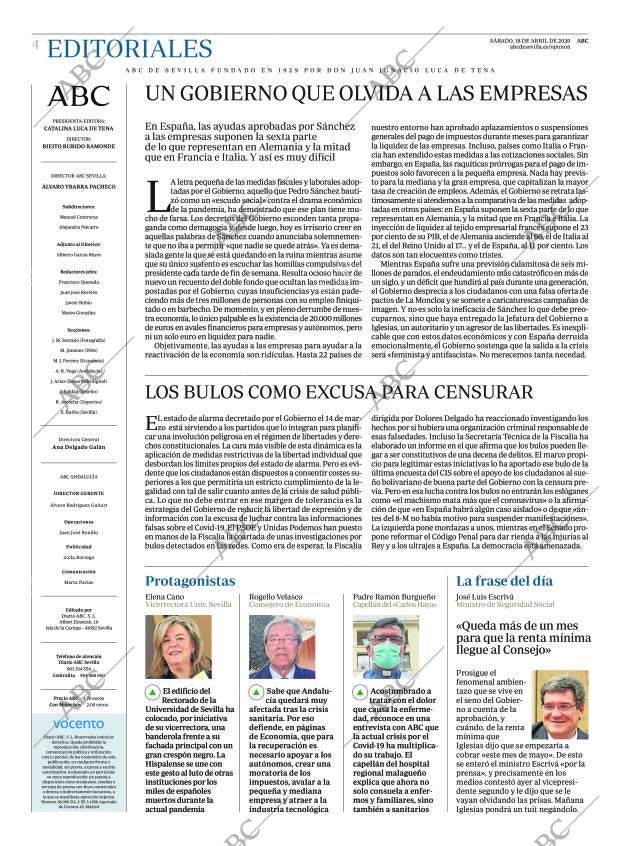 ABC SEVILLA 18-04-2020 página 4