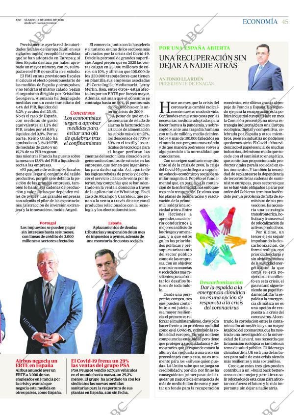 ABC SEVILLA 18-04-2020 página 45