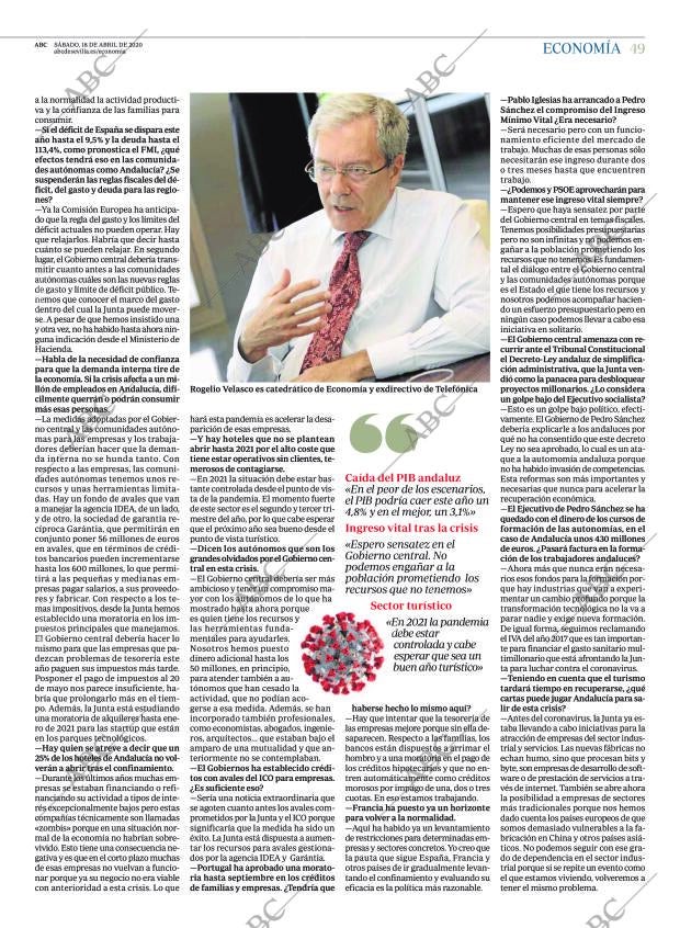 ABC SEVILLA 18-04-2020 página 49
