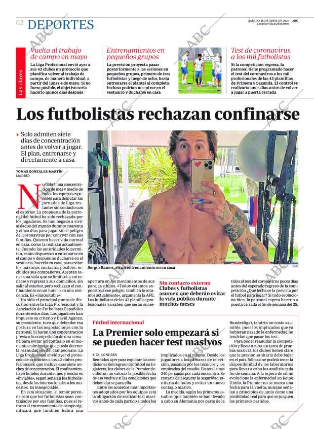 ABC SEVILLA 18-04-2020 página 62