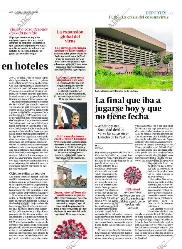 ABC SEVILLA 18-04-2020 página 63