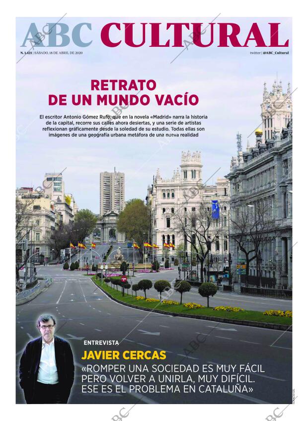 CULTURAL MADRID 18-04-2020 página 1