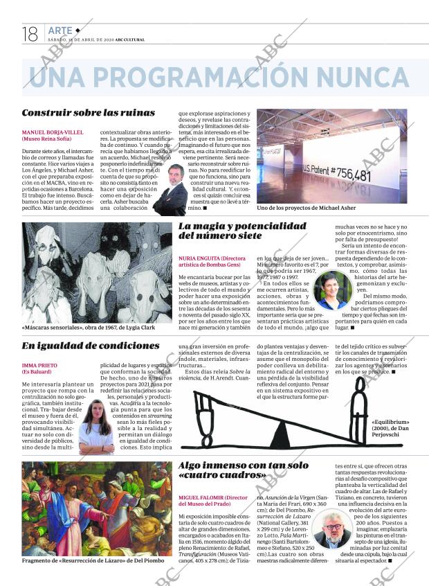 CULTURAL MADRID 18-04-2020 página 18