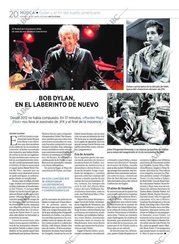 CULTURAL MADRID 18-04-2020 página 20