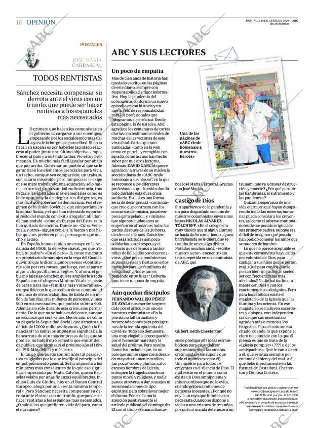 ABC CORDOBA 19-04-2020 página 16