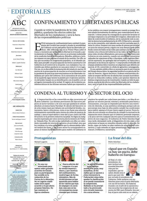ABC CORDOBA 19-04-2020 página 4