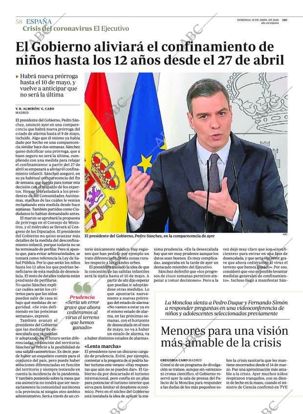 ABC CORDOBA 19-04-2020 página 58