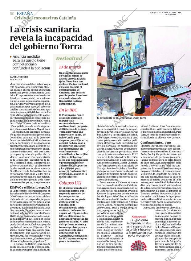 ABC CORDOBA 19-04-2020 página 60