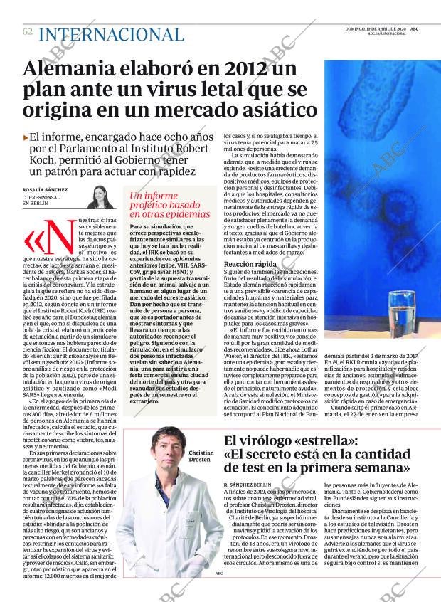 ABC CORDOBA 19-04-2020 página 62