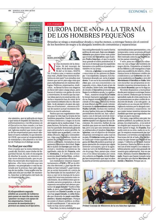 ABC CORDOBA 19-04-2020 página 67