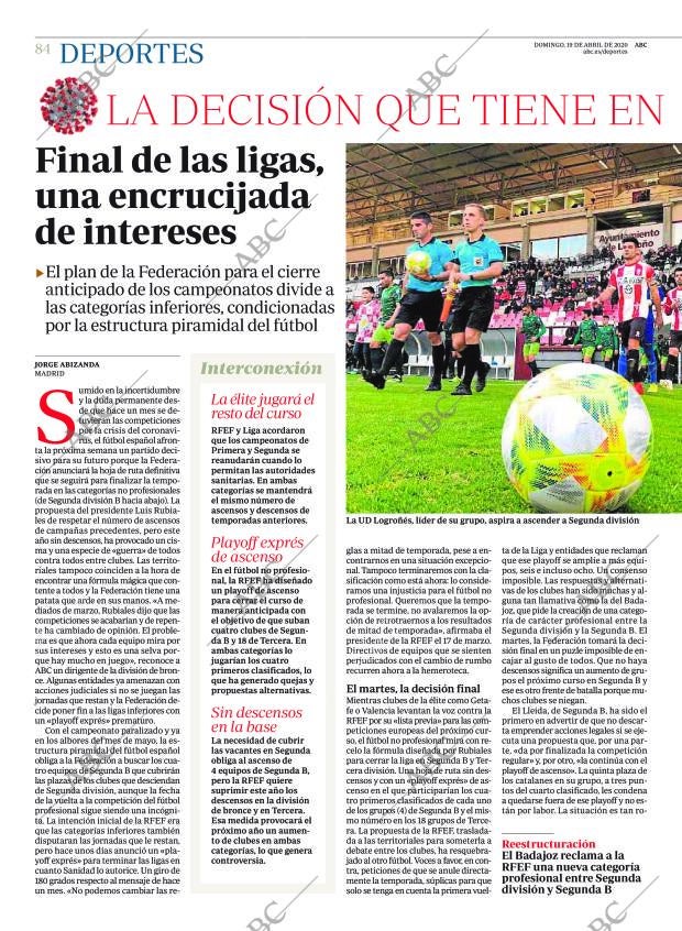 ABC CORDOBA 19-04-2020 página 84