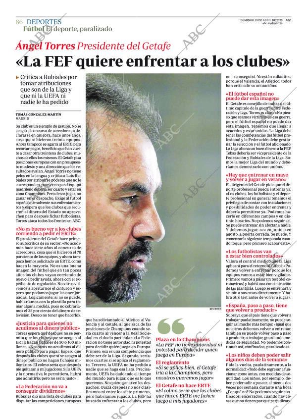ABC CORDOBA 19-04-2020 página 86